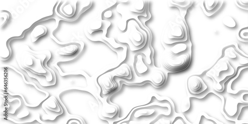 Topographic map. Geographic mountain relief. Abstract lines background paper texture Imitation of a geographical map shades .Topographic contour lines vector map seamless pattern vector illustration.