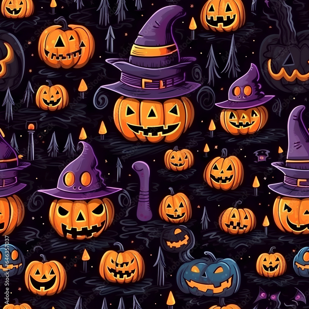 halloween seamless pattern halloween seamless pattern