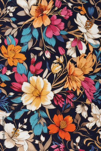 silk-scarf-design-,-flowers