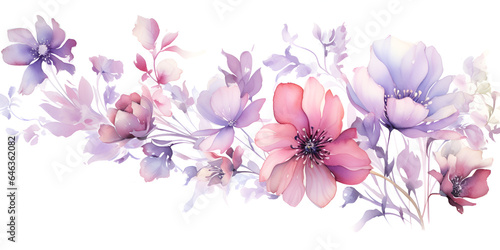 Vibrant colorful Flowers Background
