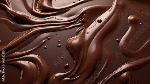 Liquid Chocolate Background