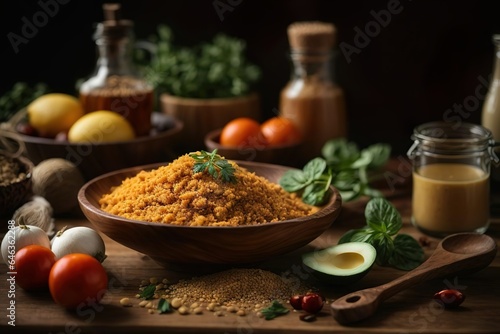 oil and spices