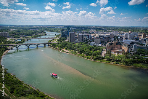 фотографія Urban Heartbeat: Downtown Saskatoon, Saskatchewan Skyline