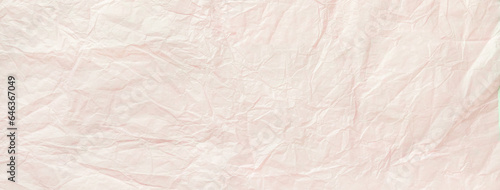 Wallpaper Mural Texture of vintage crumpled light beige wrapping paper, closeup. Pink old background, macro. Torontodigital.ca