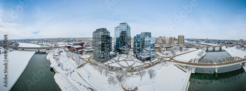 Urban Heartbeat: Downtown Saskatoon, Saskatchewan Skyline © Scott Prokop