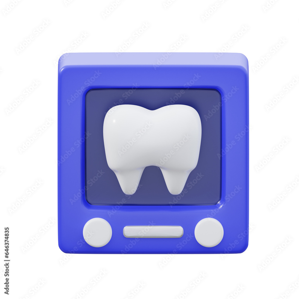 3D Dental X Ray Illustration 3D Dental X Ray Illustration