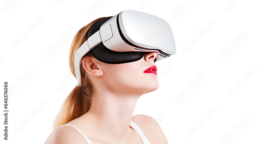 Woman with VR Glasses Woman with VR Glasses