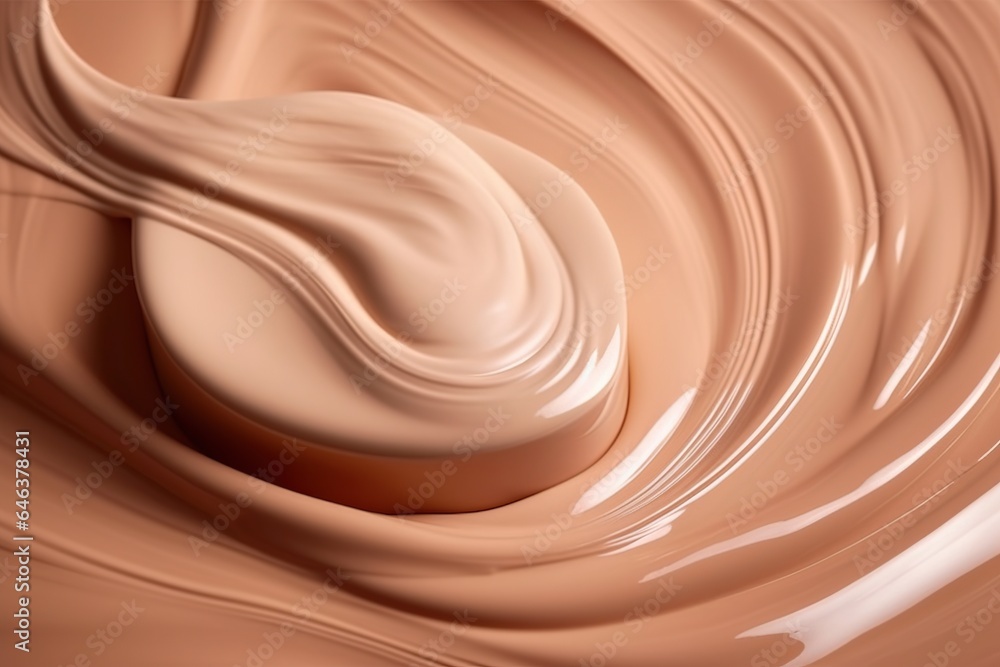 Makeup creamy texture. Skin tone cosmetic product, Expansion of palettes of tonal products for the skin. With Generative AI technology
Makeup creamy texture. Skin tone cosmetic product, Expansion of palettes of tonal products for the skin. With Generative AI technology