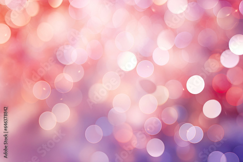 Valentine abstract bokeh background in soft colours , heart bokeh 