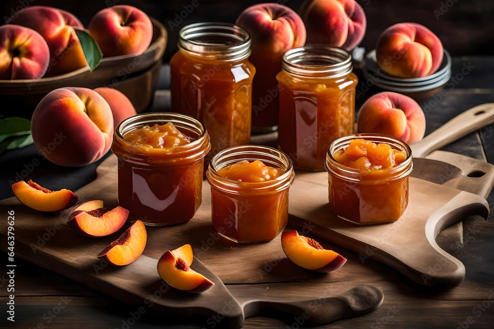 jars of apricot jam