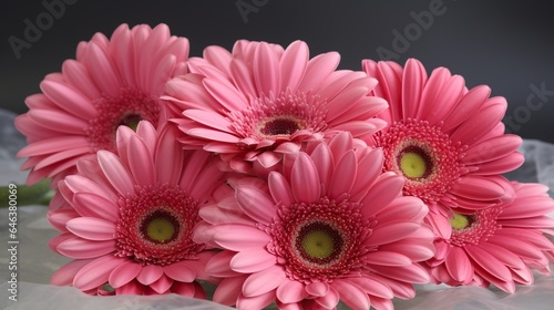 Radiant Pink Gerbera Daisy (Gerbera jamesonii) - Close-up Beauty in Blossom