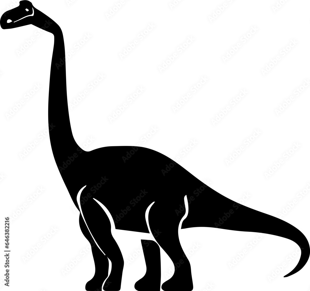 Fototapeta premium Diplodocus icon 2