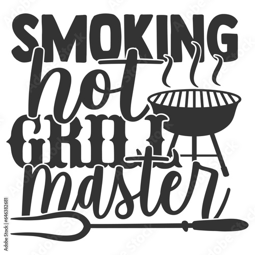 Smoking Hot Grill Master - Barbecue Illustration