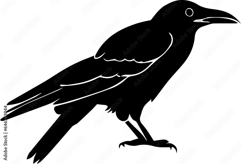 Obraz premium Crow icon 2