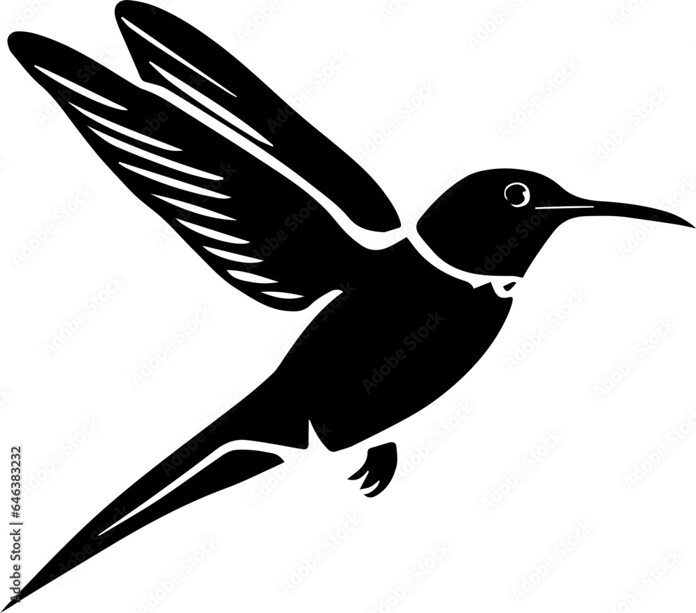 Fototapeta premium Costas Hummingbird icon 1