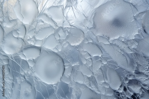 detailed view of a frosted glass surface, showing its unique texture