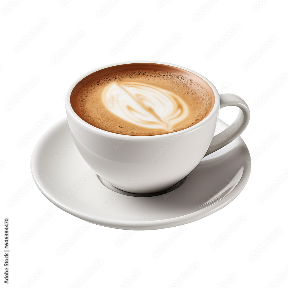 Fototapeta premium Coffee cup isolated on white background