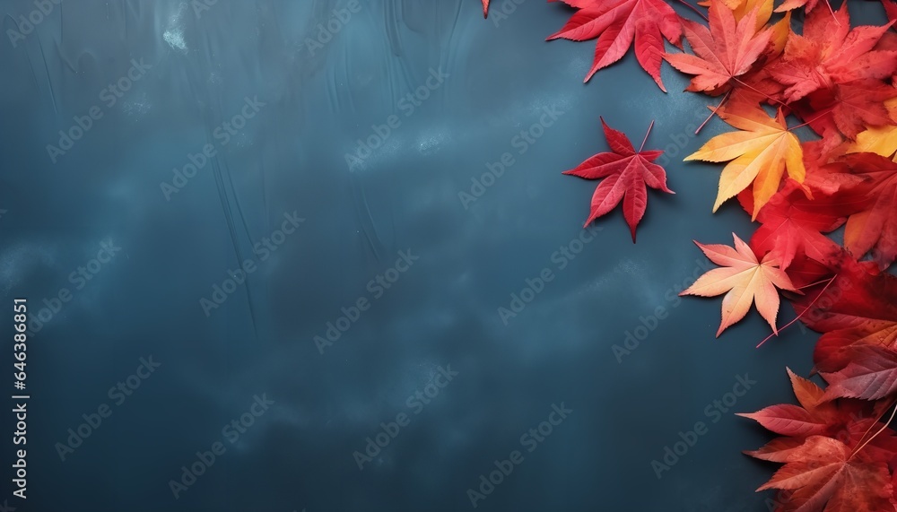 autumn leaves on empty background with space for text autumn leaves on empty background with space for text