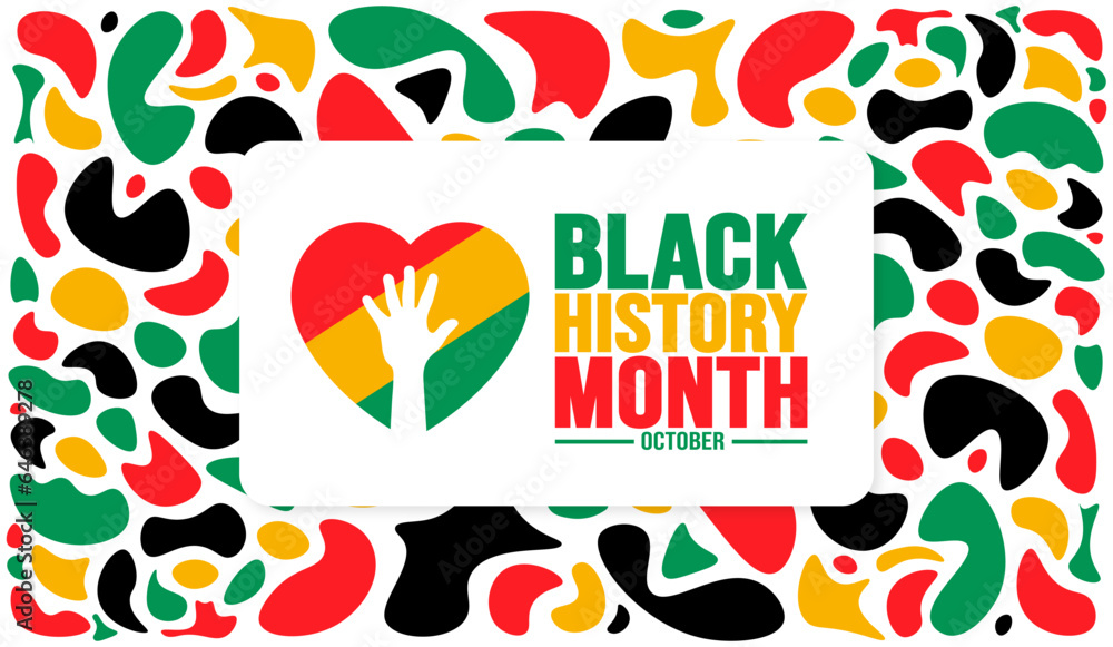 Black History Month pattern background template Celebrated in October and February United States, Canada, Great Britain, Africa, Uk, Ireland. use to book cover, banner, placard, card, and poster. Black History Month pattern background template Celebrated in October and February United States, Canada, Great Britain, Africa, Uk, Ireland. use to book cover, banner, placard, card, and poster.