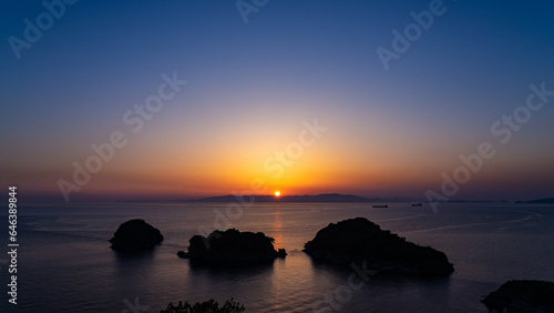 雑賀崎からの夕陽 © kodayan