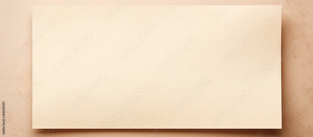 Fototapeta premium Ancient paper on isolated pastel background Copy space with path