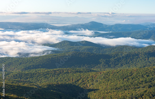 Scenic view from Rough Ridge Lookout , Blue Ridge Parkway, North Carolina, USA. © Chansak Joe A.