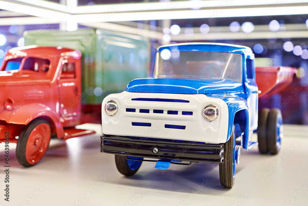 Toy retro car truck