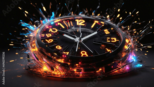 electronic countdown the digital clock explodes the idea that time is money Fire alarm clockReach Deadline Countdown: Precision Timing for Success by using the countdown timer.