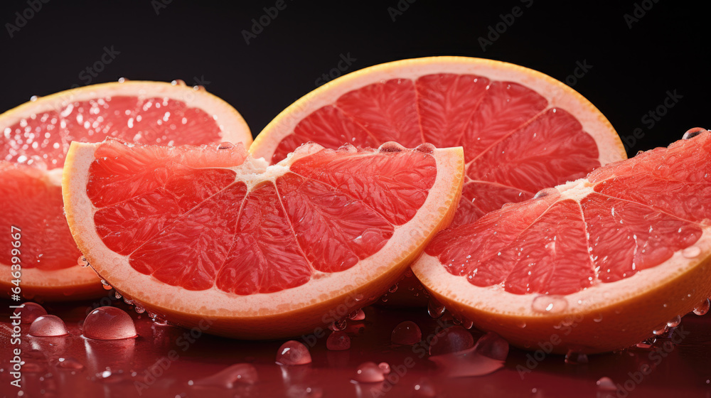 red juicy grapefruit