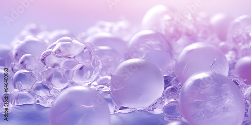 Beautiful Transparent Purple Bubbles Background Bubble, Purple