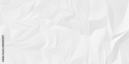 Crumpled paper texture and White crumpled paper texture crush paper so that it becomes creased and wrinkled. Old white crumpled paper sheet background texture.	