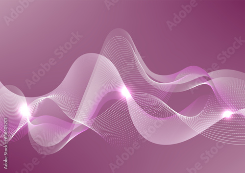 Modern technology abstract background image , Pink tones gradient backdrop , Premium background design with sonic stripes.