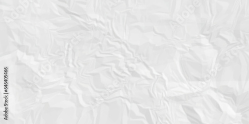Crumpled paper texture and White crumpled paper texture crush paper so that it becomes creased and wrinkled. Old white crumpled paper sheet background texture.