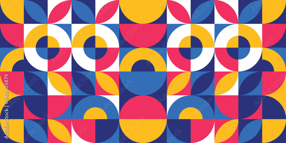 Abstract geometric mosaic seamless pattern background. Modern scandinavian style print design. Abstract geometric mosaic seamless pattern background. Modern scandinavian style print design.