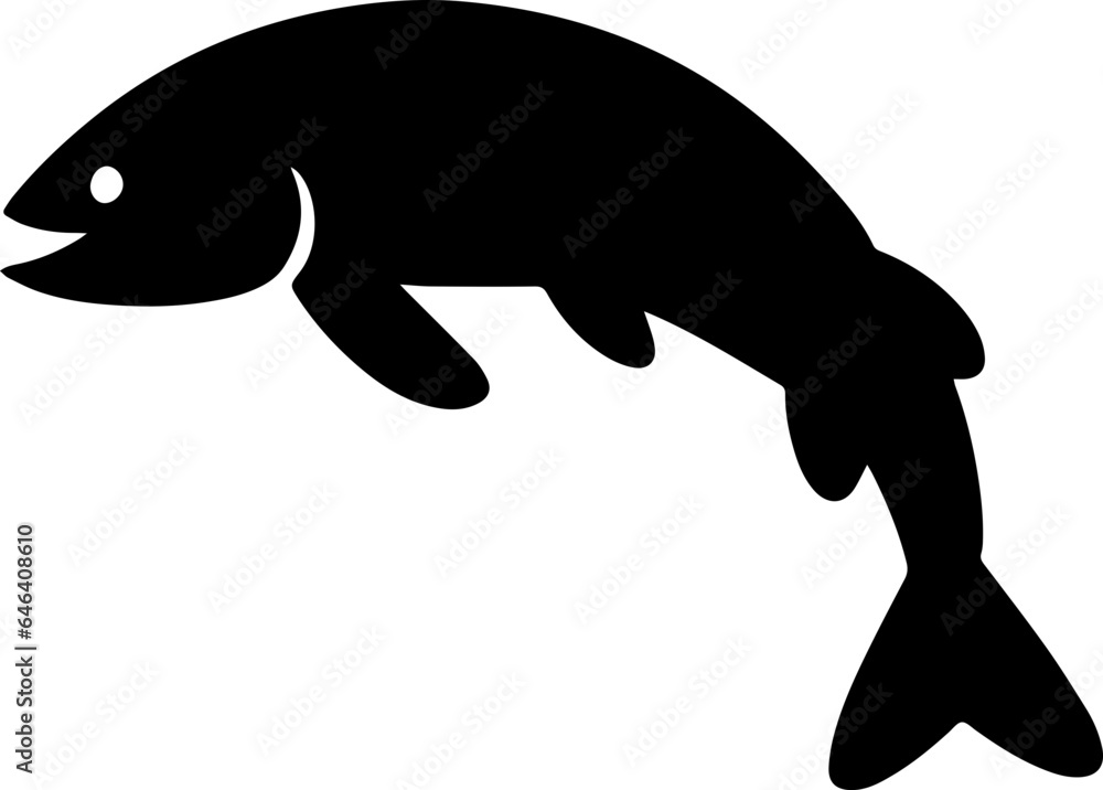 Obraz premium cartoon fish illustration.