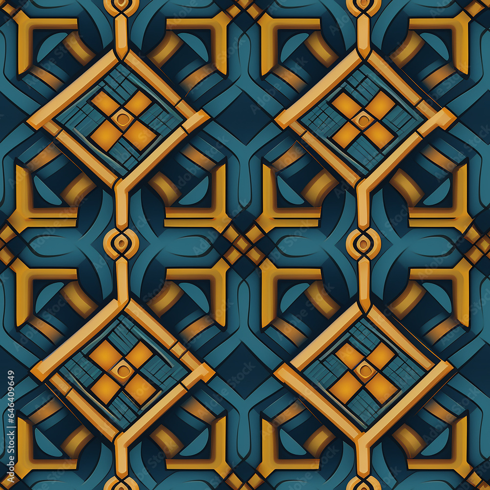 Geometric Lattice Pattern Geometric Lattice Pattern