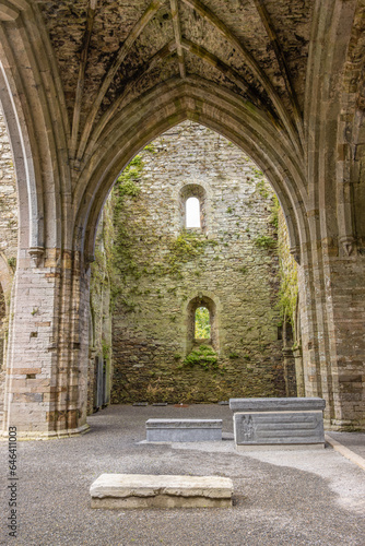 Ireland, Jerpoint - August 31 2023 "Jerpoint Abbey in Ireland"