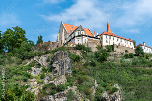 Bottom view of the Znojmo castle photo