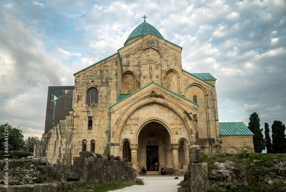 Bagrati cathedral in Kutaisi, a masterpiece of medieval Georgian architecture - year 2023