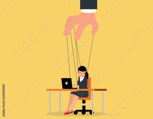 Marionette or exploitation. Control of employee work and processes