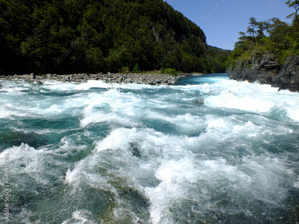 Petrohue region of the lakes of Chile Petrohue region of the lakes of Chile