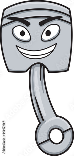 piston character cartoon
