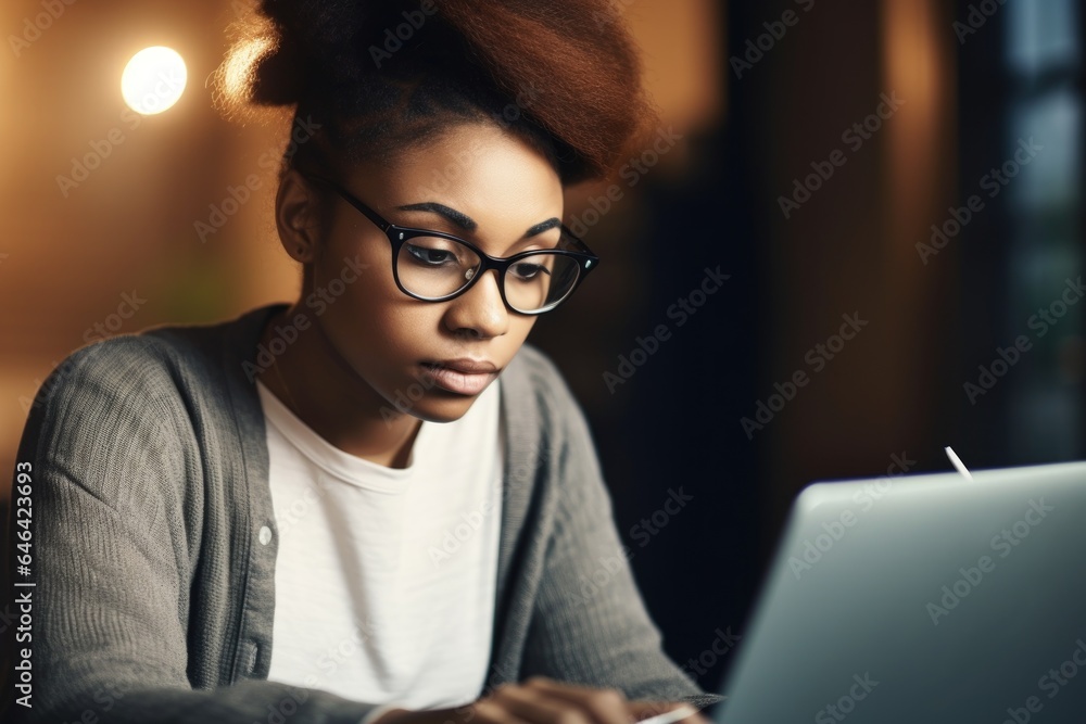 shot of a young woman using her laptop to learn english at home shot of a young woman using her laptop to learn english at home