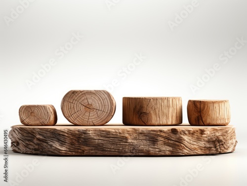 wooden display product podium or pedestal modern minimal design can be use for cosmetic  luxury product  perfume