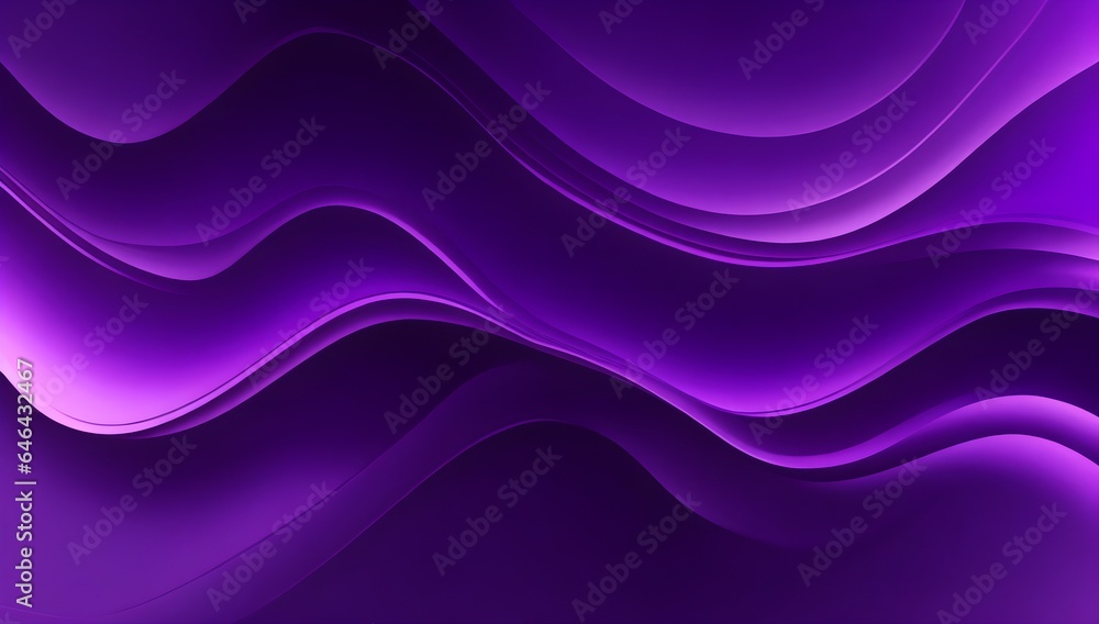 Abstract Horizontal Purple Waves Background Abstract Horizontal Purple Waves Background