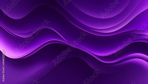 Abstract Horizontal Purple Waves Background
