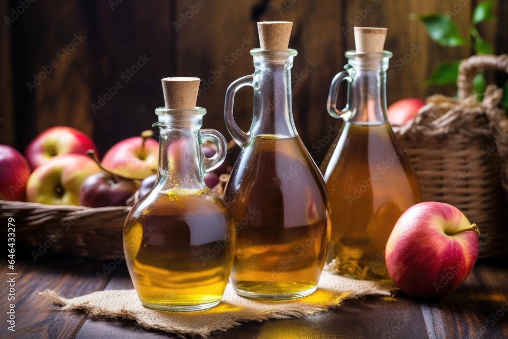 homemade apple cider vinegar in glass bottles homemade apple cider vinegar in glass bottles