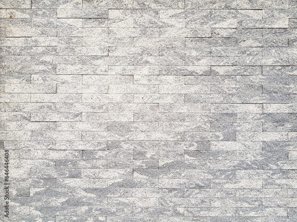 Elegant white brick wall texture background.