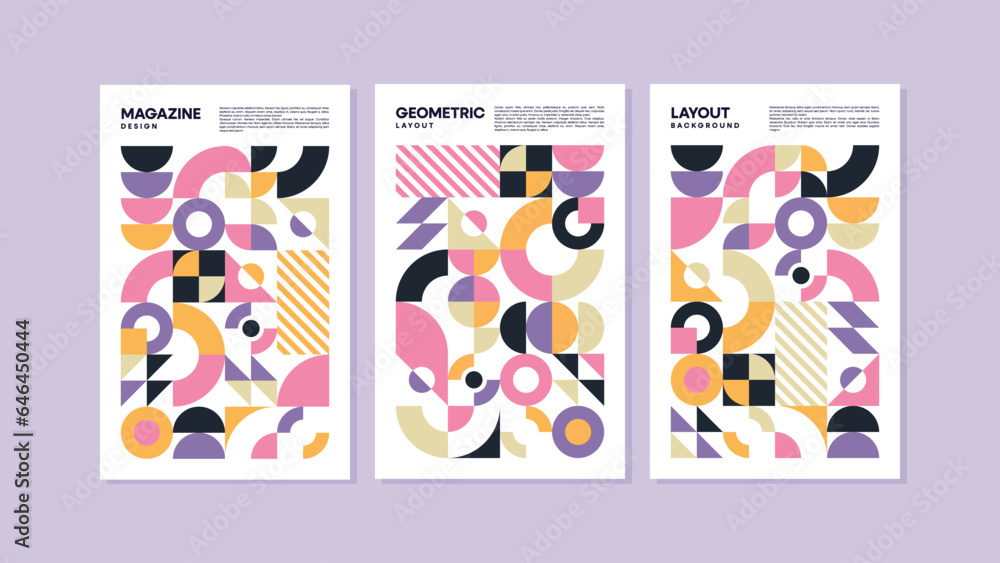 Obraz premium Crafted for Creativity: Colorful Solid Circles for Dynamic Design. Vector illustration background