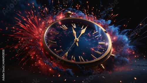 Time is burning out and the clock is on fire in an explosion. flaming clock picture The scary graphic shows a ticking clock as time is running out. Money is time; navigating time restraints Deadline 